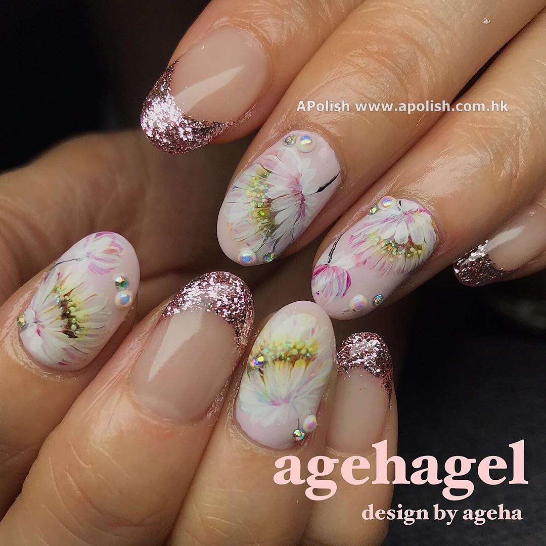Ageha Cosme Color 405 Rose Sparkle 粉色閃粉 照燈Gel
